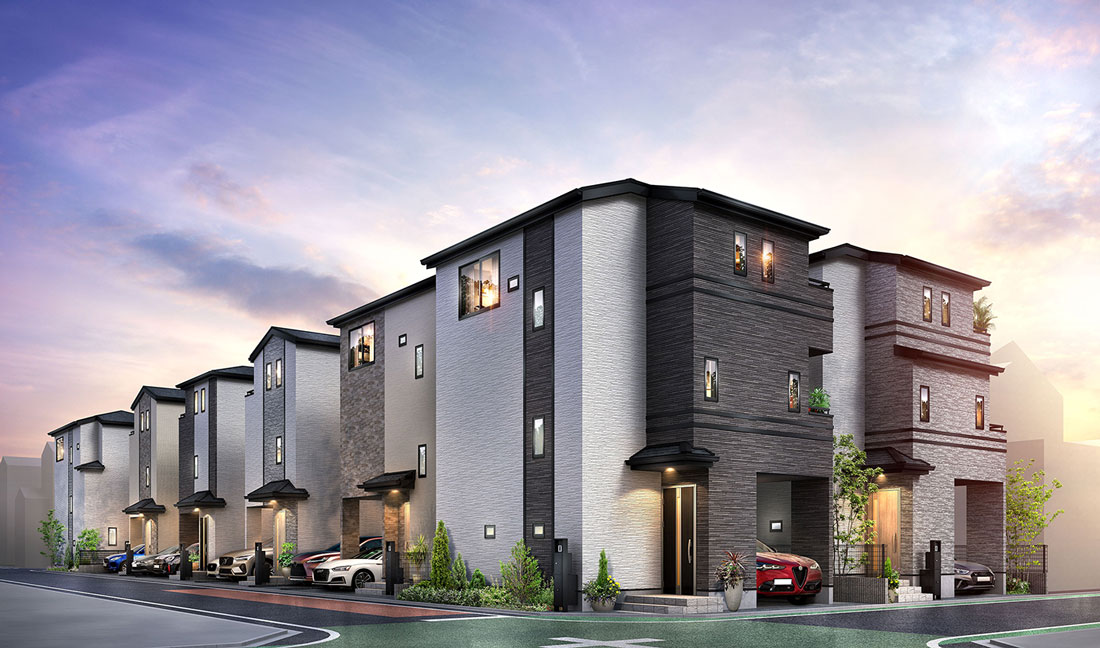 淵野辺本町2丁目　完成予想CGパース