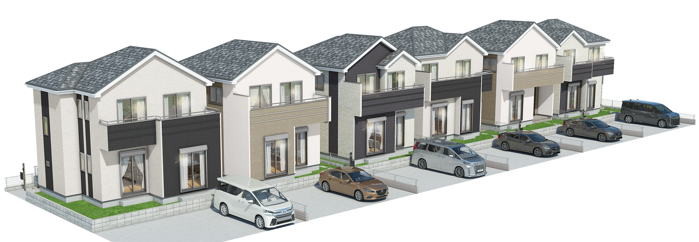 野田市岩名2丁目　完成予想CGパース